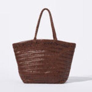 Neely & Chloe The Hand Woven Leather Tote x Carly, NWT